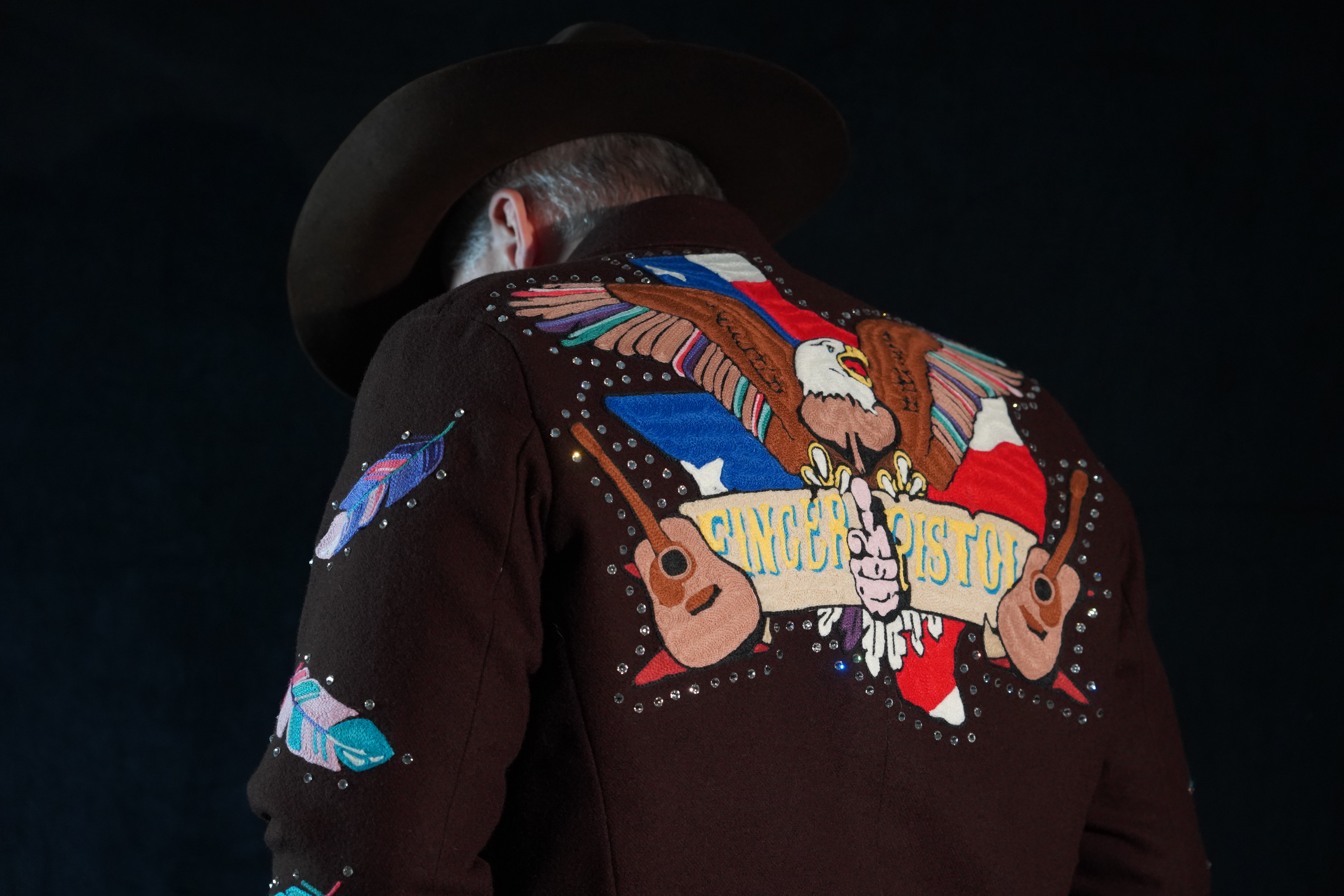 A custom tailored suit