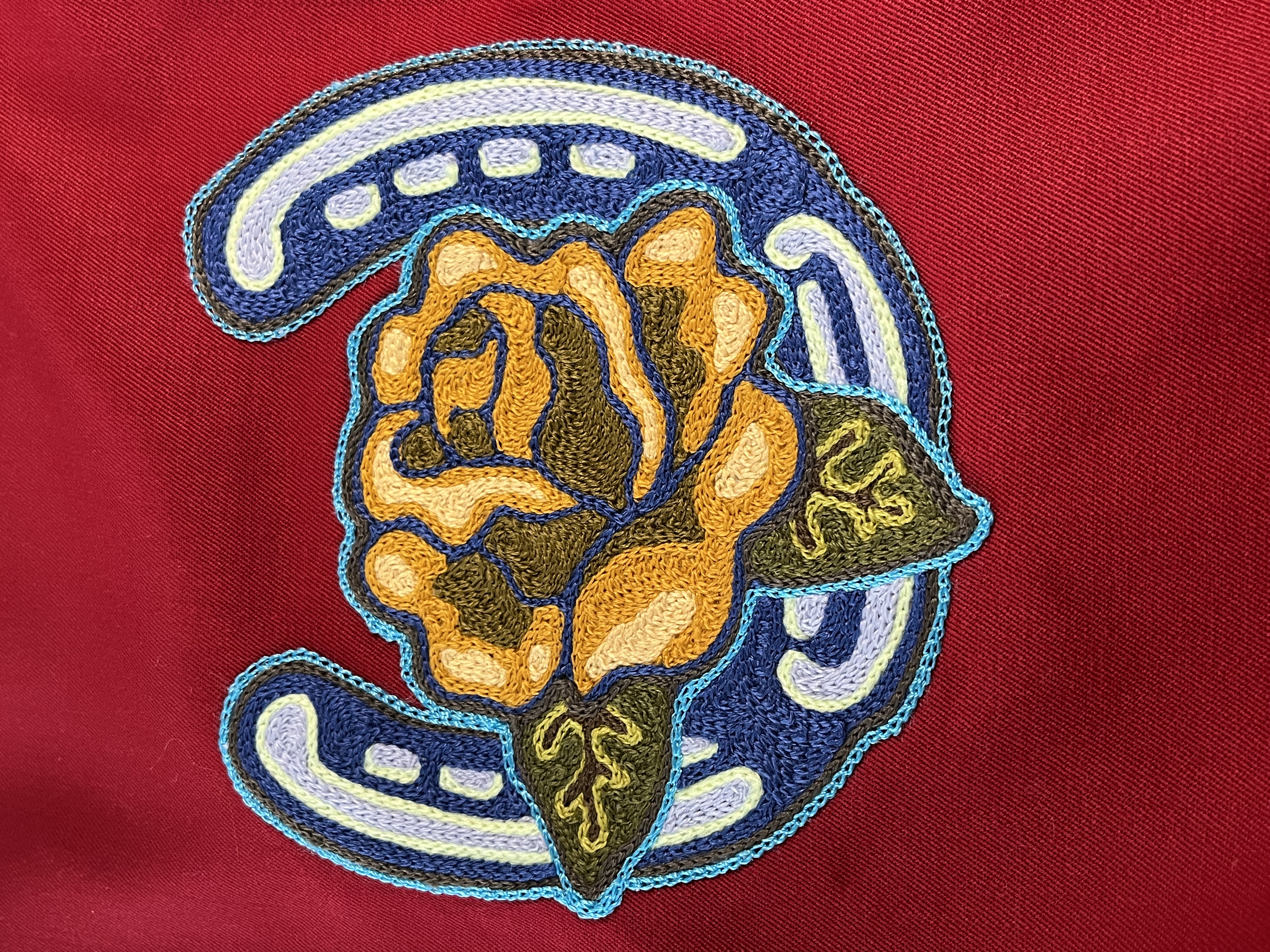 Rose and horseshoe — Texas Rose Festival work